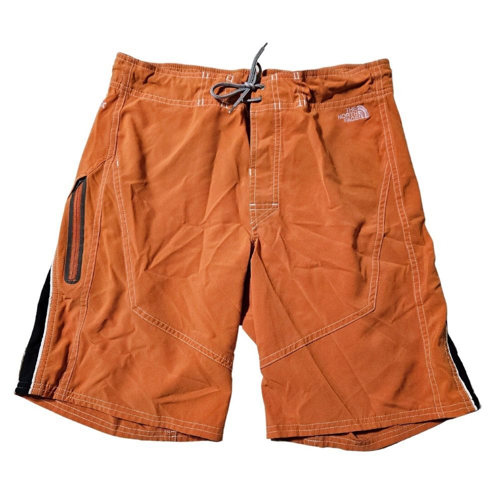 The North Face Apex Swim Shorts Orange Trunks Board Surf Men's Size S